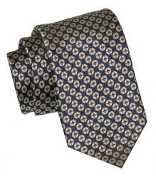 Krawat Męski, Klasyczny - ALTIES - Drobny Wzór Geometryczny. Krawaty i muchy męskie Alties, bez wzorów, z tkaniny, eleganckie. Za 49.00 zł.
