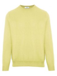 Malo Optimum Sweter w kolorze jasnożółtym rozmiar: M. Żółte swetry męskie Malo Optimum, m, bez wzorów, z kaszmiru, bez kołnierzyka. Za 382.99 zł.