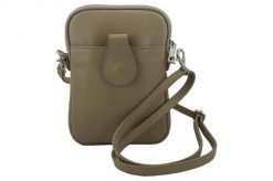 Listonoszka etui skórzane BARBERINI'S 887-2 beżowe. Brązowe shopper bag damskie Barberinis, bez wzorów, ze skóry, na ramię, małe, bez dodatków. Za 119.99 zł.