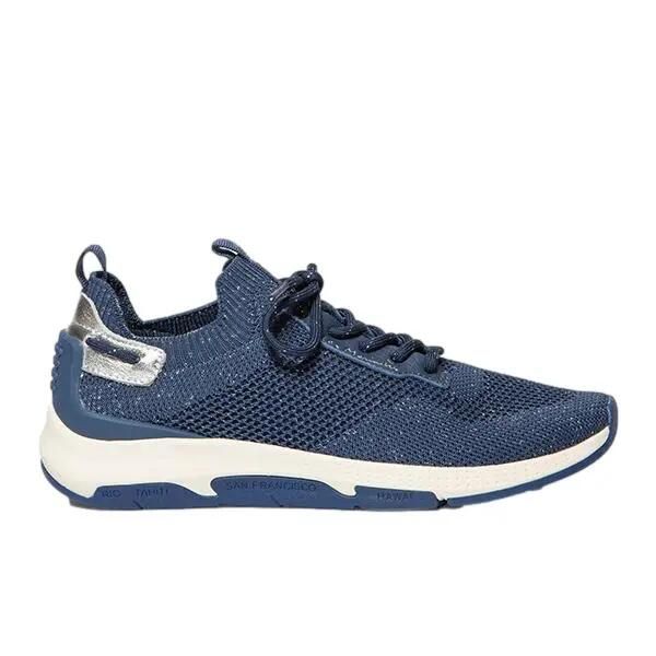 Buty sportowe damskie TBS Jellina. Niebieskie buty sportowe na co dzień damskie Tbs, bez wzorów, z materiału, trekkingowe. Za 428.40 zł.
