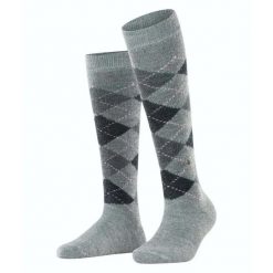 Podkolanówki damskie Burlington Whitby. Czarne skarpetki damskie Burlington, bez wzorów, z materiału. Za 120.50 zł.