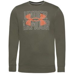 Bluza sportowa męska Under Armour Rival Terry. Brązowe bluzy bez kaptura męskie Under Armour, bez wzorów, sportowe, bez kołnierzyka, bez ramiączek. W wyprzedaży za 194.95 zł.