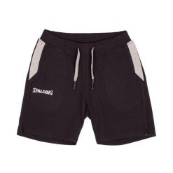 Szorty damskie Spalding Flow. Czarne spodenki sportowe damskie Spalding, l, z bawełny, na fitness i siłownię. Za 236.50 zł.