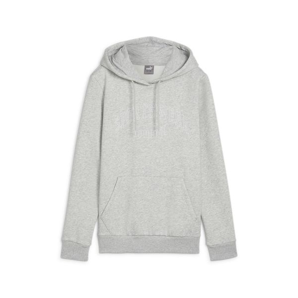 Bluza sportowa damska Puma Ess+ Logo Lab Fl. Szare bluzy bez kaptura damskie Puma, xs. Za 166.99 zł.