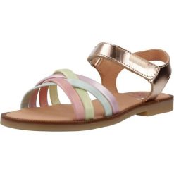 Sandały PABLOSKY 451390P Brąz. Brązowe obuwie trekkingowe damskie Pablosky, ze skóry, bez zapięcia. Za 233.99 zł.