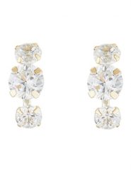 OR ÉCLAT Złote kolczyki-wkrętki "Puces brillantes" z cyrkoniami rozmiar: onesize. Żółte kolczyki damskie Or Éclat, z cyrkonią, złote. Za 434.99 zł.