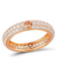 Les Favorites Pozłacany pierścionek z cyrkoniami rozmiar: 52. Brązowe pierścionki damskie Les Favorites, z cyrkonią, pozłacane. Za 108.99 zł.