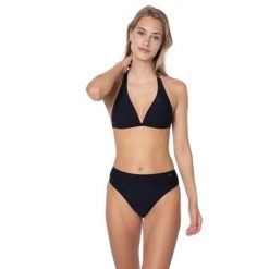 Damski top do kostiumu kąpielowego Protest Mixwanaka Halter B&C-Cup. Czarne bikini damskie Protest, bez wzorów. Za 189.99 zł.