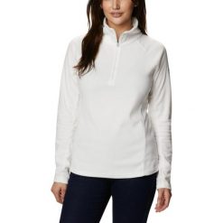 Bluza sportowa damska Columbia Glacial IV Half Zip Fleece. Białe bluzy sportowe damskie Columbia, na jesień, xl, z materiału. Za 164.96 zł.