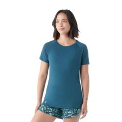 Koszulka termoaktywna damska Smartwool Active Ultralite. Niebieskie bielizna termoaktywna damska Smartwool, l, bez wzorów, z wełny. W wyprzedaży za 229.00 zł.