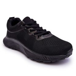 WR1 Klasyczne Męskie Sportowe Buty Sznurowane Czarne Jasper. Czarne buty sportowe na co dzień męskie bez zapięcia. Za 161.70 zł.