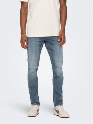 Only & Sons Jeansy Loom 22024064 Niebieski Slim Fit. Niebieskie jeansy męskie Only & Sons. Za 219.99 zł.
