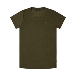 Poederbaas damski T-shirt outdoor SOLX z wełny merino. Zielone t-shirty damskie POEDERBAAS, xl, bez wzorów, z materiału, bez kołnierzyka. Za 242.82 zł.