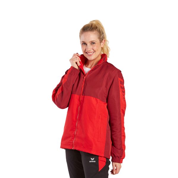 Kurtka Erima Six Wings. Czerwone kurtki męskie Erima, m, bez wzorów, z polaru, z kapturem. W wyprzedaży za 310.50 zł.