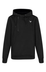 Bluza sportowa VICTOR V-23400 C. Czarne bluzy sportowe damskie VICTOR, xl, bez wzorów, z bawełny, bez ramiączek, długie, bez kaptura. Za 219.99 zł.