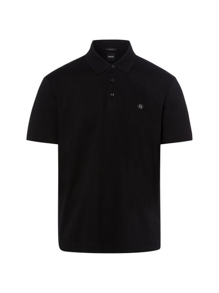 BOSS koszulka polo - Parris Mężczyźni Bawełna (100%) czarny, S. Czarne koszulki polo męskie Boss, m, bez wzorów, z bawełny, bez ramiączek. Za 429.95 zł.