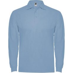 Męska Koszulka Polo Z Długim Rękawem Estrella. Niebieskie koszulki polo męskie ROLY, m, bez wzorów, bez ramiączek. Za 70.99 zł.