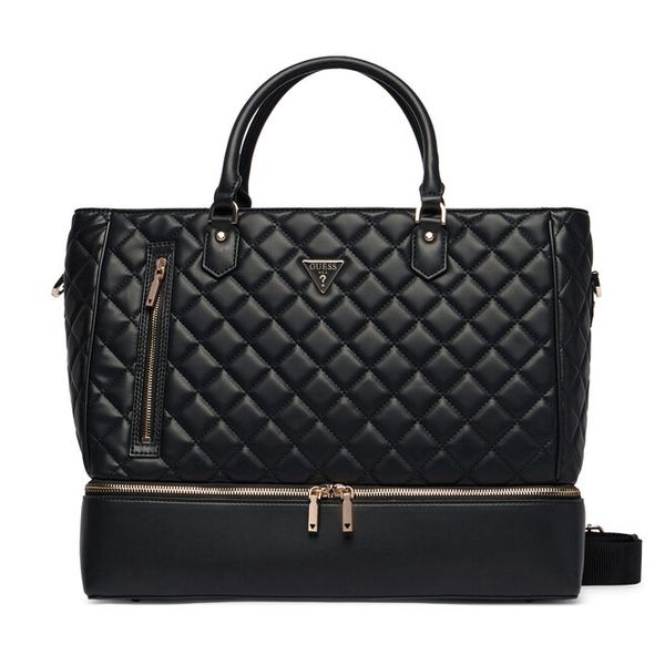 Torba weekendowa Guess. Czarne torebki klasyczne damskie Guess, z aplikacjami, bez dodatków. Za 794.99 zł.