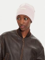 Calvin Klein Czapka Inst Patch Beanie K60K612322 Różowy. Czerwone czapki zimowe damskie CALVIN KLEIN, z bawełny. Za 199.99 zł.