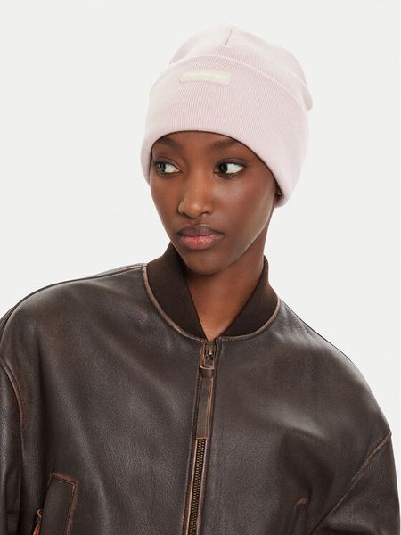Calvin Klein Czapka Inst Patch Beanie K60K612322 Różowy. Czerwone czapki zimowe damskie CALVIN KLEIN, z bawełny. Za 169.99 zł.