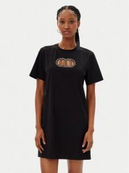 MET Sukienka codzienna M10 306AB Czarny Slim Fit. Czarne sukienki damskie MET, na co dzień, m, bez wzorów, z bawełny, bez kołnierzyka, bez ramiączek, proste. Za 219.99 zł.