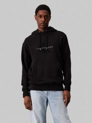 CALVIN KLEIN JEANS Bluza w kolorze czarnym rozmiar: L. Czarne bluzy z kapturem męskie Calvin Klein Jeans, l, z bawełny. Za 240.99 zł.