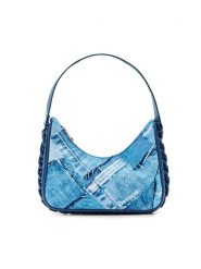 Desigual Torebka 23WAXY02 Niebieski. Niebieskie torebki klasyczne damskie Desigual, bez wzorów, z materiału, bez dodatków. Za 219.99 zł.