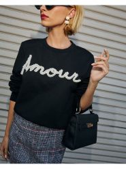 Milan Kiss Bluza w kolorze czarnym rozmiar: S. Czarne bluzy bez kaptura damskie Milan Kiss, s. Za 140.53 zł.