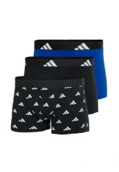 Bokserki Active Flex Cotton 3 pak. Białe kąpielówki męskie Adidas, m, bez wzorów, z bawełny, na fitness i siłownię. Za 142.99 zł.