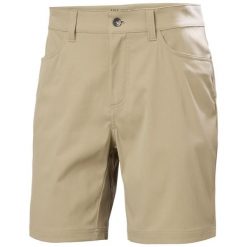 Spodenki turystyczne Helly Hansen Holmen. Brązowe szorty męskie Helly Hansen, bez kołnierzyka. Za 339.00 zł.