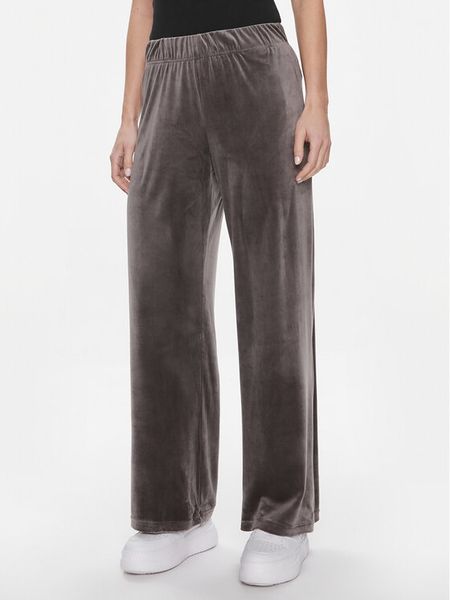 ONLY Spodnie dzianinowe Rebel 15311822 Szary Straight Fit. Szare spodnie materiałowe damskie Only, bez wzorów, z dzianiny. Za 59.99 zł.