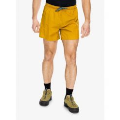 Spodenki turystyczne męskie Black Diamond Flatiron Shorts. Żółte szorty męskie Black Diamond, bez kołnierzyka. Za 172.99 zł.