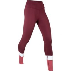Legginsy sportowe, długie, Level 1 bonprix czerwony klonowy - biały - dymny malinowy. Czerwone legginsy damskie bonprix, bez wzorów, na fitness i siłownię. Za 74.99 zł.