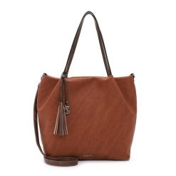 Emily & Noah Torebka Shopper E&N Elke Torby na zakupy 1 ct Brązowy Damski. Brązowe shopper bag damskie Emily & Noah, z aplikacjami, z poliesteru, na ramię, zdobione, bez dodatków. Za 278.99 zł.