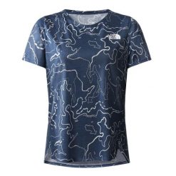 The North Face Koszulka Printed Sunriser Nf0A7Ww1A09. Niebieskie bluzki sportowe damskie The North Face, bez wzorów, bez ramiączek. Za 124.99 zł.