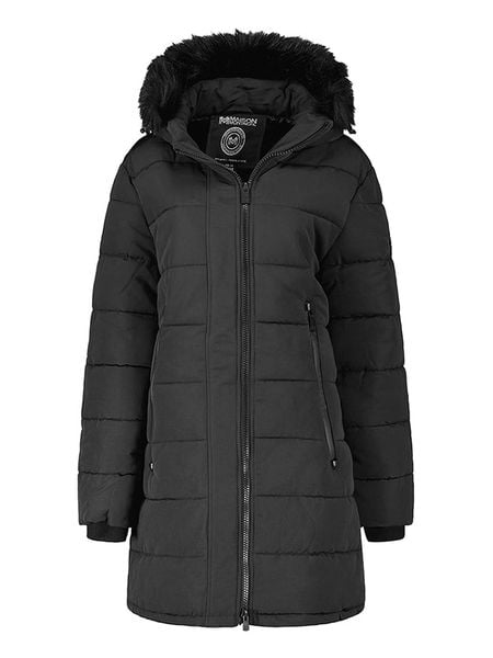 Maison Montaigne Parka "Autruchemai" w kolorze czarnym rozmiar: XL. Czarne parki damskie Maison Montaigne, xl, z aplikacjami. Za 293.59 zł.