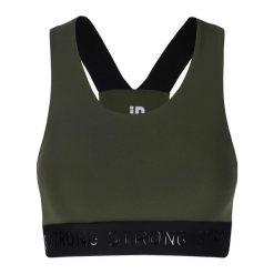 Biustonosz fitness STRONG ID Essential Sports. Czarne biustonosze sportowe damskie STRONG ID, bez wzorów. Za 99.99 zł.