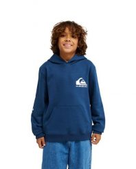 Bluza z kapturem dla Chłopcy OMNI LOGO. Niebieskie bluzy z kapturem męskie Quiksilver, m, z bawełny. Za 189.99 zł.