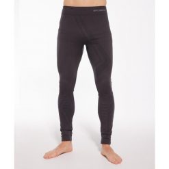 Spodnie męskie z wełną merino Brubeck THERMO WOOL by Pustelnik. Szare bielizna termoaktywna męska Brubeck, m, bez wzorów, z wełny. Za 183.49 zł.