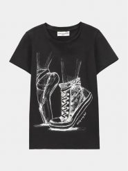Coccodrillo T-Shirt WC4143209VGA Czarny Regular Fit. Czarne koszulki dziewczęce COCCODRILLO, bez wzorów, z bawełny, bez ramiączek. Za 29.99 zł.