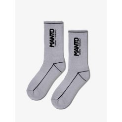 MANTO skarpety DEFEND szare. Szare skarpetki damskie Manto, bez wzorów. Za 39.00 zł.