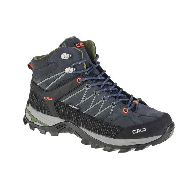 Buty trekkingowe męskie, CMP Rigel Mid. Czarne buty trekkingowe męskie CMP, z materiału, bez zapięcia, trekkingowe. Za 399.00 zł.