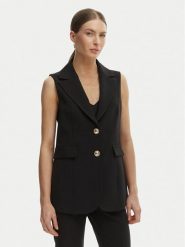 Rinascimento Kamizelka garniturowa CFC0128645003 Czarny Regular Fit. Czarne kamizelki damskie RINASCIMENTO, xs, z syntetyku. Za 599.99 zł.