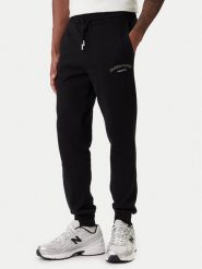 Jack & Jones Spodnie dresowe Jpstgordon 12289724 Czarny Regular Fit. Czarne spodnie dresowe męskie Jack & Jones, bez wzorów, z bawełny. Za 119.99 zł.