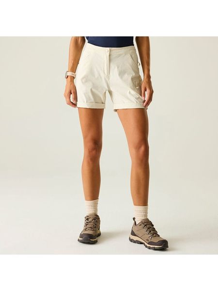 Dare 2b Szorty funkcyjne "Melodic III" w kolorze kremowym rozmiar: 36. Brązowe spodenki sportowe damskie Dare 2b, z poliamidu, outdoorowe. Za 109.26 zł.