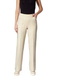 Heine Spodnie w kolorze kremowym rozmiar: 42. Brązowe spodnie materiałowe damskie Heine, bez wzorów, z materiału. Za 82.99 zł.