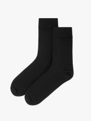 Czarne męskie skarpety bambusowe. Czarne skarpetki męskie Ryłko, bez wzorów, z elastanu. Za 29.99 zł.