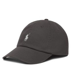Czapka z daszkiem Polo Ralph Lauren. Czarne czapki z daszkiem damskie Polo Ralph Lauren, bez wzorów. Za 219.99 zł.