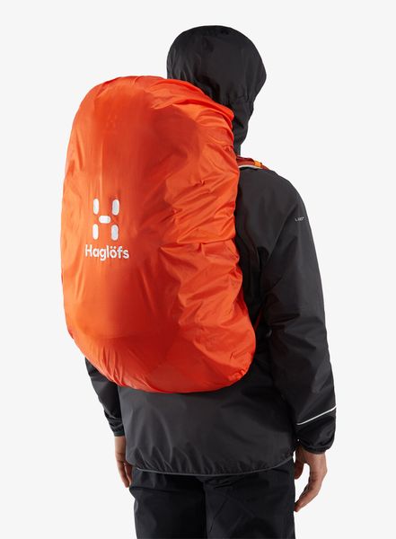 Pokrowiec na plecak Haglofs Raincover Small - habanero. Czerwone plecaki damskie Haglöfs, bez wzorów, z materiału. Za 175.99 zł.
