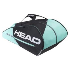 Torba do tenisa Head TOUR TEAM x 12 black/mint. Czarne torebki klasyczne damskie HEAD, bez wzorów, bez dodatków. Za 409.00 zł.